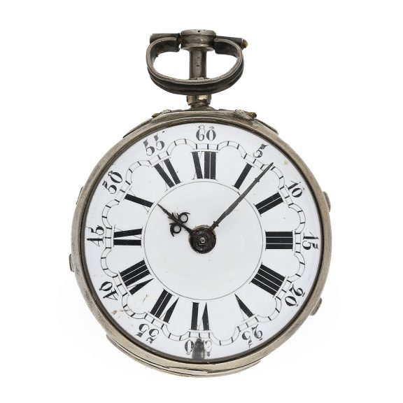 English silver verge watch with extremely rare movement Circa 1750 English silver verge watch with extremely rare movement Circa 1750
