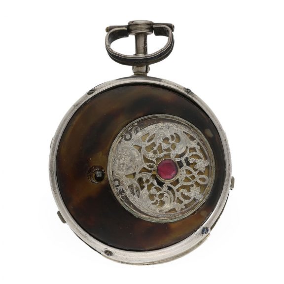 English silver verge watch with extremely rare movement Circa 1750 English silver verge watch with extremely rare movement Circa 1750