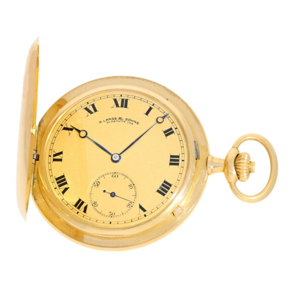 Rare German 18 carat gold lever, very flat edition Circa 1917 Rare German 18 carat gold lever, very flat edition Circa 1917