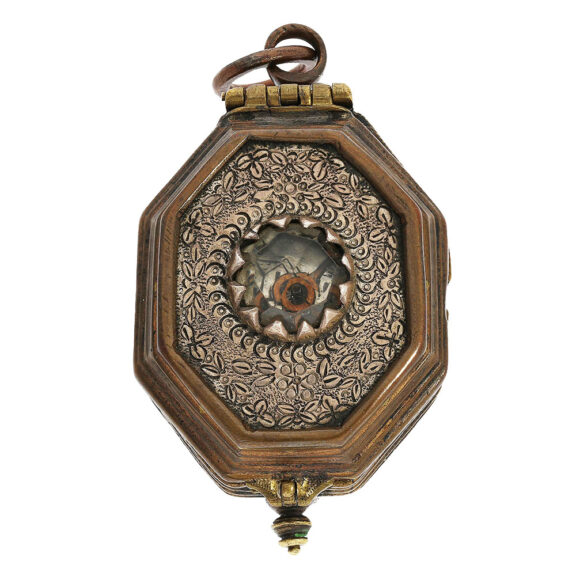 English octagonal neck watch in the Renaissance style Circa 1740
