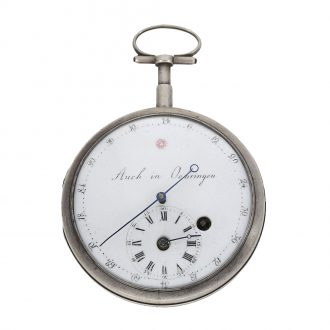 German experimental pocket watch with center Circa 1785 German experimental pocket watch with center Circa 1785