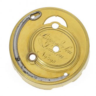 Early English silver triple cased watch with striking mechanism Circa 1785