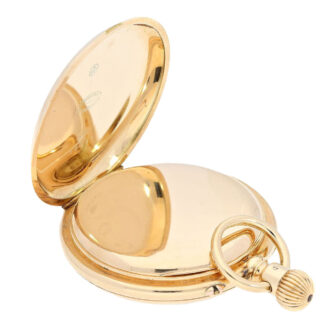 German gold engine turned pocket watch Circa 1885 German gold engine turned pocket watch Circa 1885