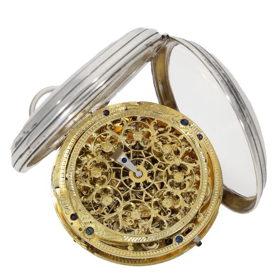 German large pocket watch with Pouzait type balance Circa 1790 German large pocket watch with Pouzait type balance Circa 1790