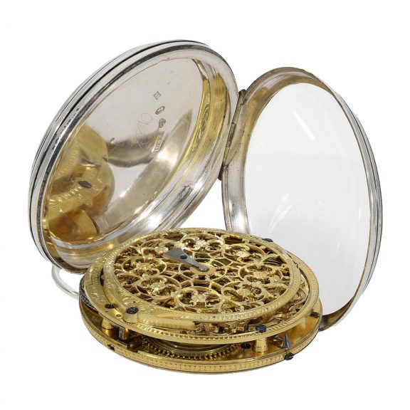 German large pocket watch with Pouzait type balance Circa 1790 German large pocket watch with Pouzait type balance Circa 1790