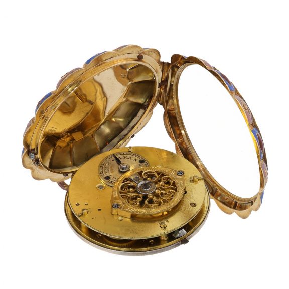 French gold and enamel watch for the Ottoman market Circa 1810 French gold and enamel watch for the Ottoman market Circa 1810