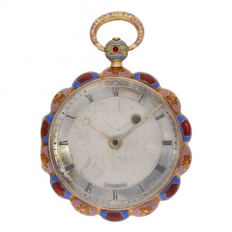 French gold and enamel watch for the Ottoman market Circa 1810