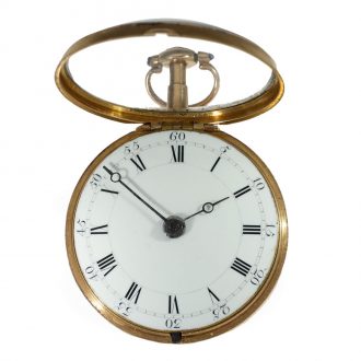 English 18 carat gold very valuable cylinder watch Circa 1780