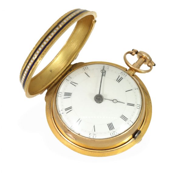 English 18 carat gold very valuable cylinder watch Circa 1780 English 18 carat gold very valuable cylinder watch Circa 1780