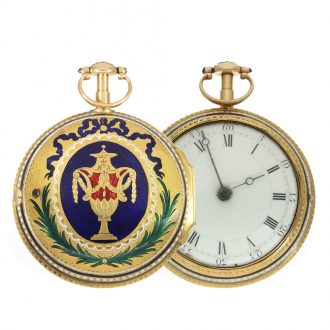 English 18 carat gold very valuable cylinder watch Circa 1780