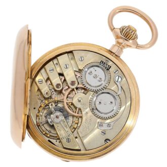 French Ankerchronometer with digital calendar Circa 1885
