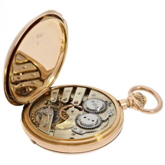 French Ankerchronometer with digital calendar Circa 1885