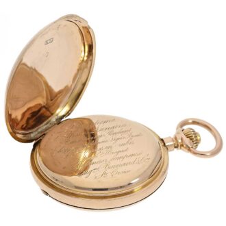 French Ankerchronometer with digital calendar Circa 1885
