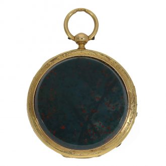 Swiss 18 carat gold rare lépine pocket watch with chatelaine Circa 1850