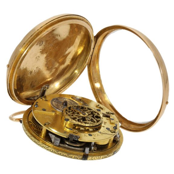 French 18K gold quarter repeating à toc verge watch Circa 1800 French 18K gold quarter repeating à toc verge watch Circa 1800