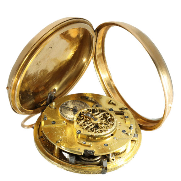 French 18K gold quarter repeating à toc verge watch Circa 1800 French 18K gold quarter repeating à toc verge watch Circa 1800