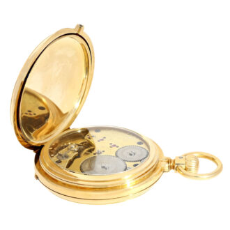 Historical German gold lever with glazed movement Circa 1882 Historical German gold lever with glazed movement Circa 1882