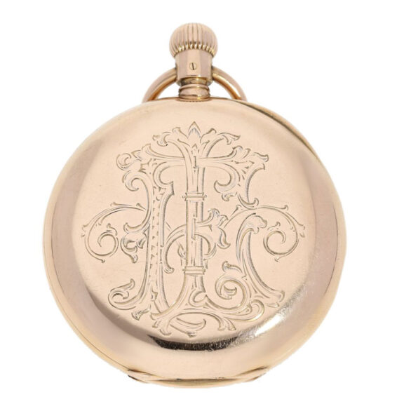 German rare pink gold Glashütte pocket watch Circa 1902 German rare pink gold Glashütte pocket watch Circa 1902