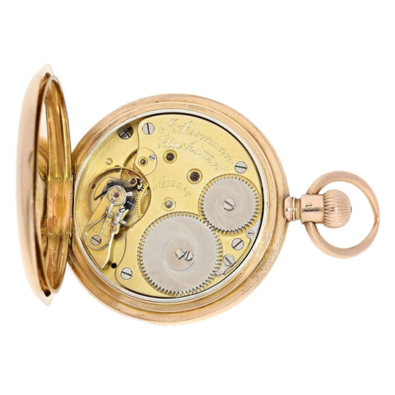 German rare pink gold Glashütte pocket watch Circa 1902 German rare pink gold Glashütte pocket watch Circa 1902