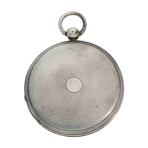 Swiss silver pocket thermometer in the manner of Houriet Circa 1830 Swiss silver pocket thermometer in the manner of Houriet Circa 1830