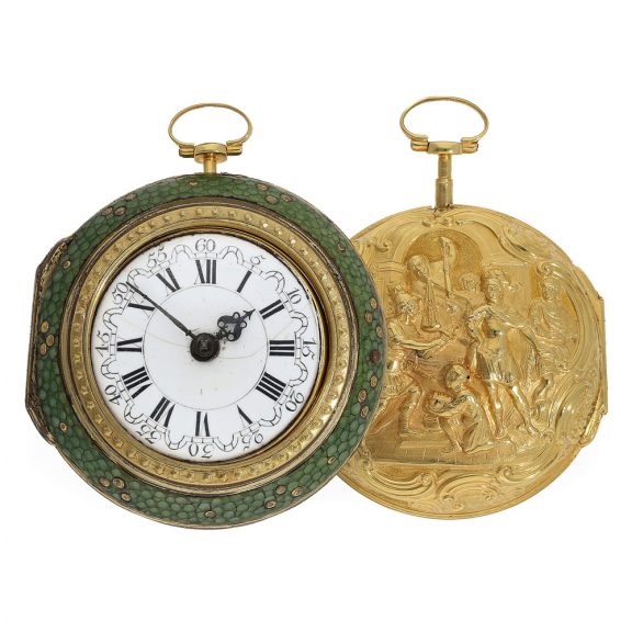 English 18 Carat gold verge watch of outstanding quality Circa 1780