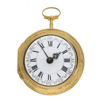 English 18 Carat gold verge watch of outstanding quality Circa 1780