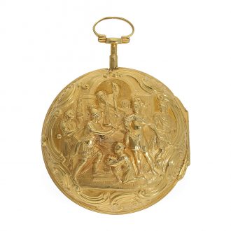 English 18 Carat gold verge watch of outstanding quality Circa 1780