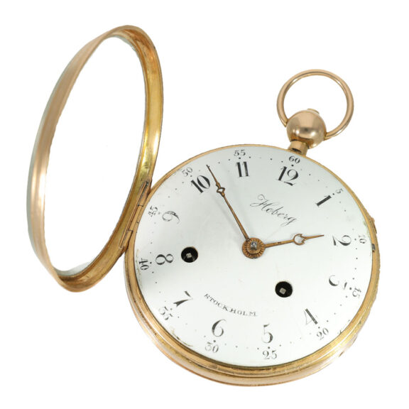 Swedish gold repeating verge watch with self strike Circa 1815 Swedish gold repeating verge watch with self strike Circa 1815