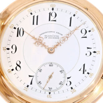 German pink gold keyless wind with monogram Circa 1900 German pink gold keyless wind with monogram Circa 1900