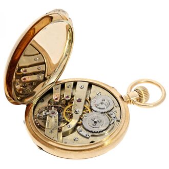 Swiss big and heavy 14 K gold Ankerchronometer circa 1880