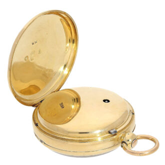 English pocket chronometer in manner of Earnshaw Circa 1824