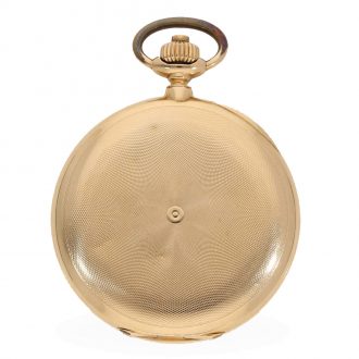 Swiss 14 carat gold elegant full hunter cased watch Circa 1920