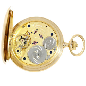 German 18 K gold Glashütte pocket watch Circa 1917