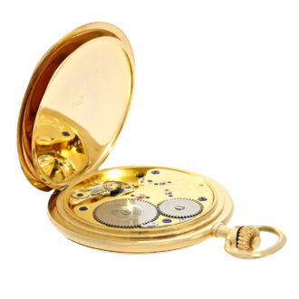 German 18 K gold Glashütte pocket watch Circa 1917