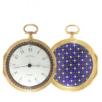 English gilt pair cased pocket watch for the Chinese market Circa 1780