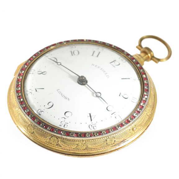English gilt pair cased pocket watch for the Chinese market Circa 1780 English gilt pair cased pocket watch for the Chinese market Circa 1780