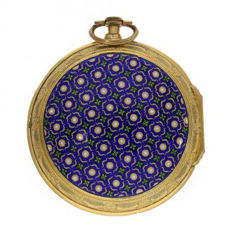 English gilt pair cased pocket watch for the Chinese market Circa 1780 English gilt pair cased pocket watch for the Chinese market Circa 1780
