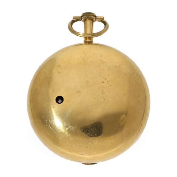 English gilt pair cased pocket watch for the Chinese market Circa 1780 English gilt pair cased pocket watch for the Chinese market Circa 1780