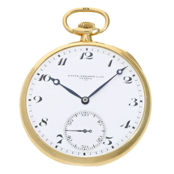 A Swiss 18 carat gold open face pocket watch Circa 1920