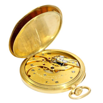 A Swiss 18 carat gold open face pocket watch Circa 1920