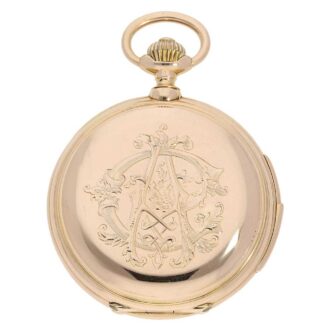Swiss rare Le Coultre watch with 5 minute repeater Circa 1890