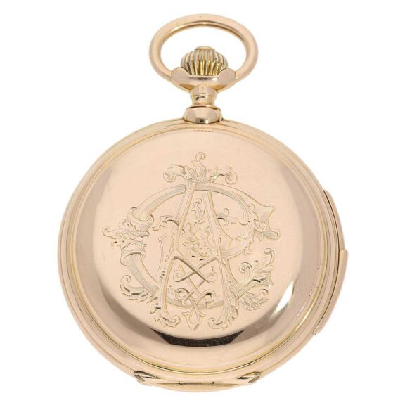 Swiss rare Le Coultre watch with 5 minute repeater Circa 1890 Swiss rare Le Coultre watch with 5 minute repeater Circa 1890