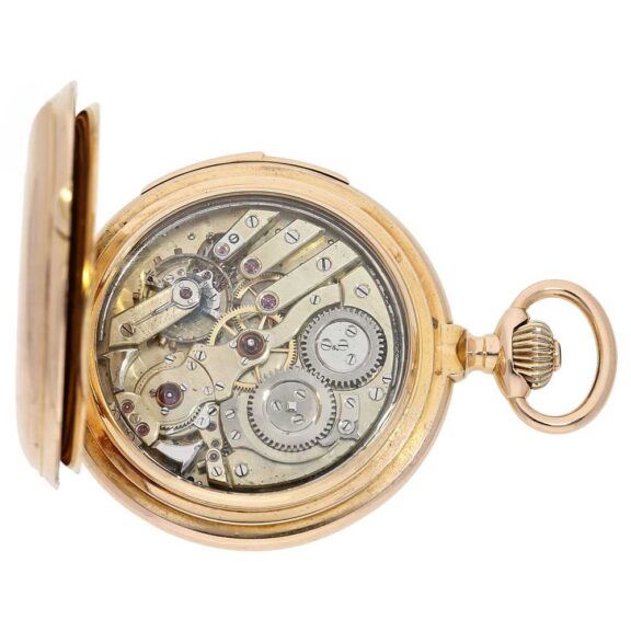 Swiss rare Le Coultre watch with 5 minute repeater Circa 1890 Swiss rare Le Coultre watch with 5 minute repeater Circa 1890