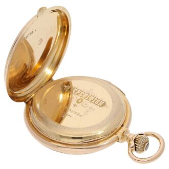 Swiss rare Le Coultre watch with 5 minute repeater Circa 1890