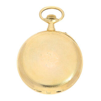 German 18K gold open faced pocket watch Circa 1908