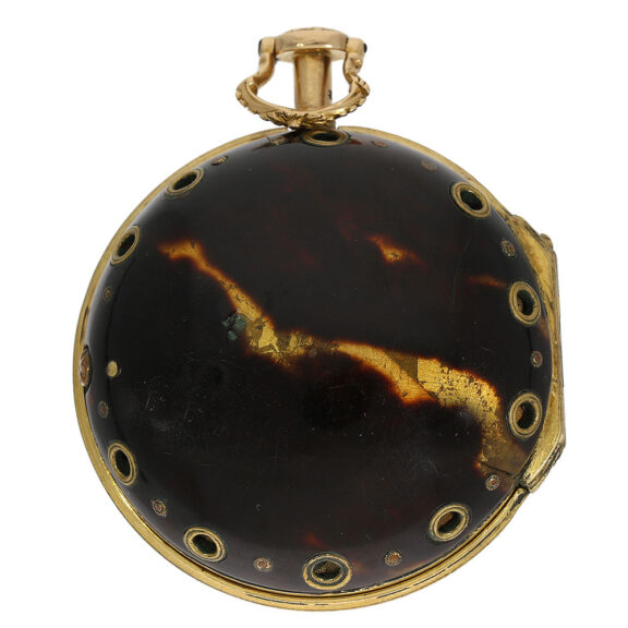 Gold plated protective case with tortoiseshell cover Gold plated protective case with tortoiseshell cover