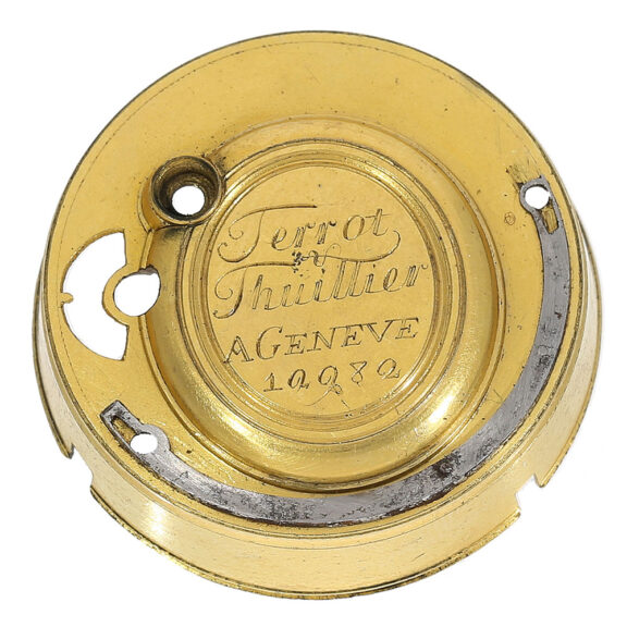 The bell is signed and numbered, while the dust cover is also numbered to match the signed movement The bell is signed and numbered, while the dust cover is also numbered to match the signed movement