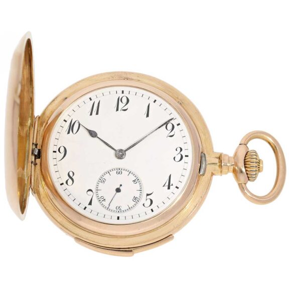 Swiss rare Le Coultre watch with minute repeater Circa 1910