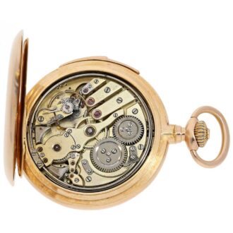 Swiss rare Le Coultre watch with minute repeater Circa 1910