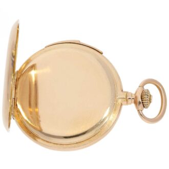 Swiss rare Le Coultre watch with minute repeater Circa 1910